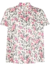 SEMICOUTURE FLORAL-PRINT SHORTSLEEVED SHIRT