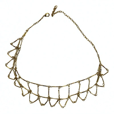 Pre-owned Lili Claspe Necklace In Gold