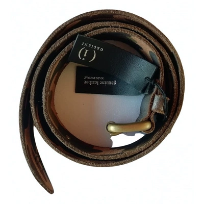 Pre-owned Orciani Leather Belt In Multicolour