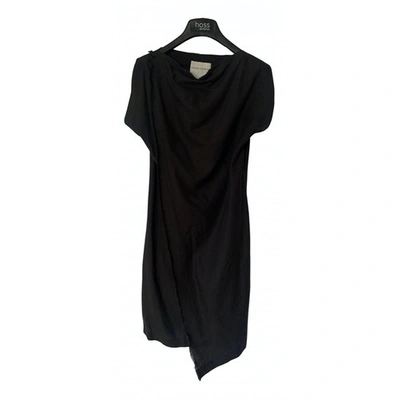 Pre-owned Stephan Schneider Wool Mid-length Dress In Anthracite