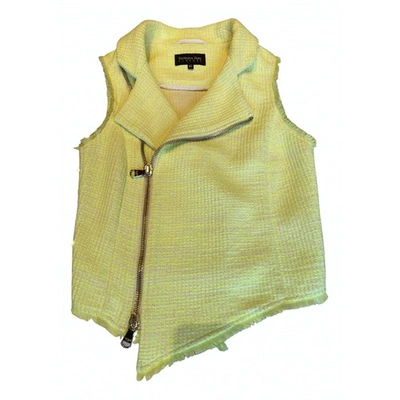 Pre-owned Patrizia Pepe Short Vest In Yellow