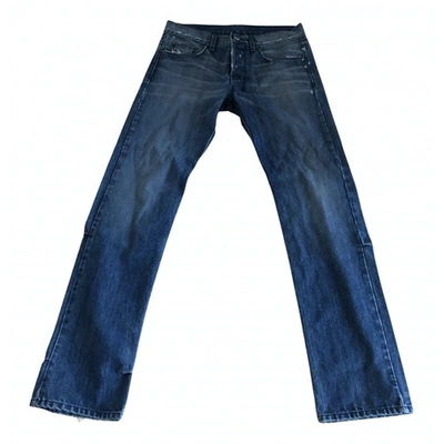 Pre-owned Ksubi Straight Jeans In Blue