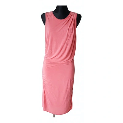 Pre-owned Dagmar Mid-length Dress In Pink