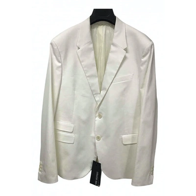 Pre-owned Neil Barrett White Cotton Jacket