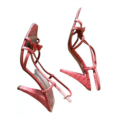 Pre-owned Dior Leather Sandals