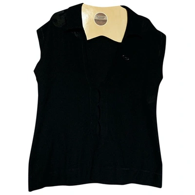 Pre-owned Rochas Black Cotton Top