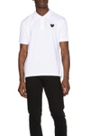 Comme Des Garçons Play Heart Patch Polo Shirt