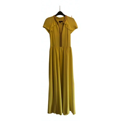 Pre-owned Mulberry Yellow Silk Dress