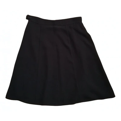 Pre-owned Marella Mid-length Skirt In Black