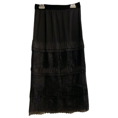 Pre-owned Aniye By Mid-length Skirt In Black