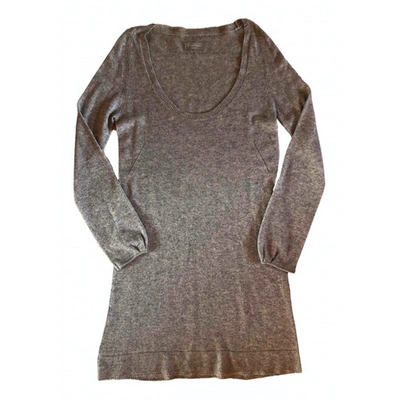 Pre-owned Zadig & Voltaire Cashmere Mid-length Dress In Grey