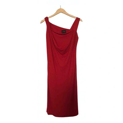 Pre-owned Vivienne Westwood Anglomania Mid-length Dress In Red