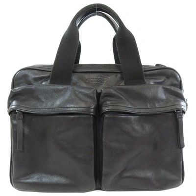 Pre-owned Coach Black Leather Bag