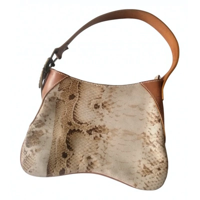 Pre-owned Roberto Cavalli Leather Handbag In Multicolour