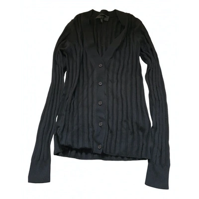 Pre-owned Nili Lotan Wool Cardigan In Black