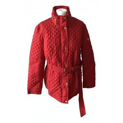 Pre-owned Michael Kors Coat In Red