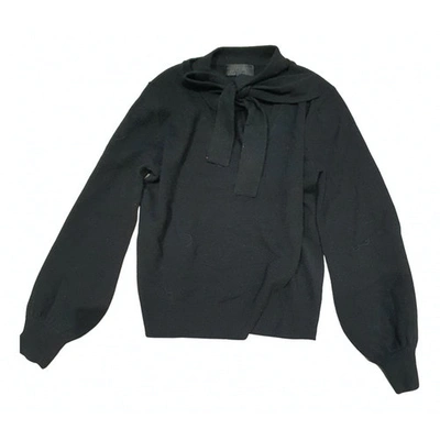 Pre-owned Nili Lotan Cashmere Sweatshirt In Black