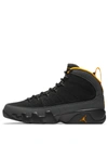 Jordan Air  9 Retro "university Gold" Sneakers In Black
