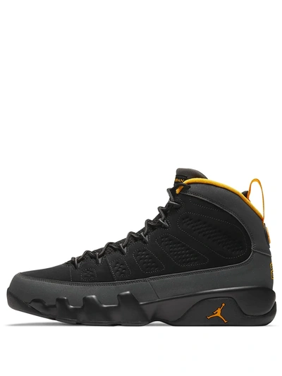 Jordan Air  9 Retro "university Gold" Sneakers In Black