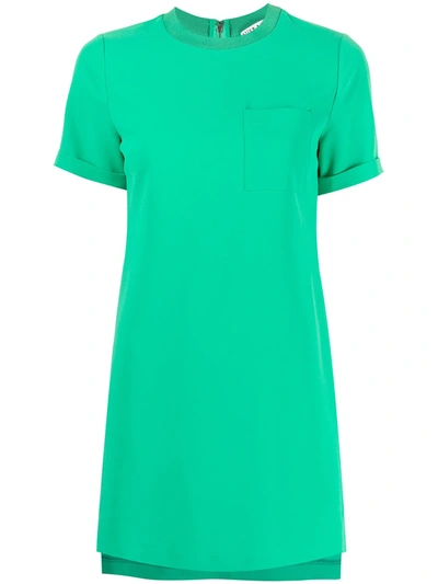 Alice And Olivia Catalina T Shirt Dress In Green