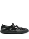 10 Corso Como X Superga Logo-print Sneakers In Black