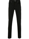 Dondup Five-pocket Slim-fit Jeans In Black