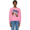 GUCCI PINK DISNEY EDITION 'FLASH' DONALD DUCK SWEATER