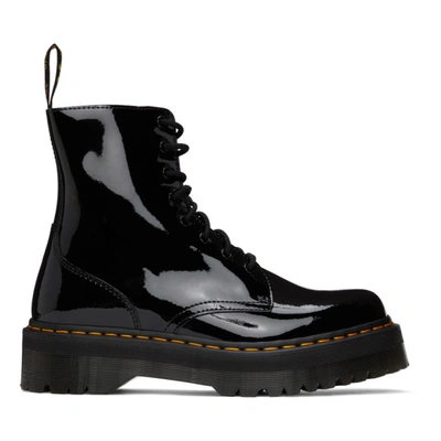 Dr. Martens Black Patent Jadon Platform Boots