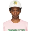 CASABLANCA OFF-WHITE 'TENNIS CLUB' CAP