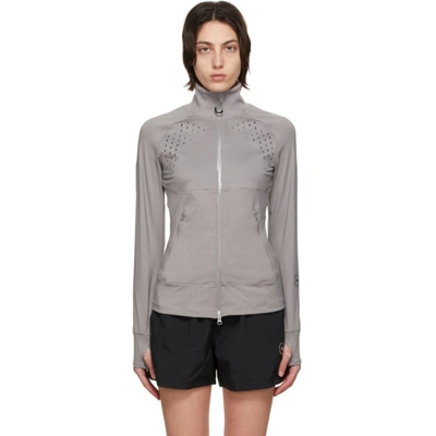 Adidas By Stella Mccartney Grey Truepurpose Midlayer Jacket In Dovgry