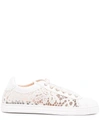 Agl Attilio Giusti Leombruni Agl Lace Detail Sneakers In White