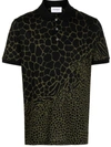 FERRAGAMO PRINTED SHORT-SLEEVE POLO SHIRT