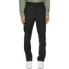 GIVENCHY BLACK WOOL PATCH CARGO PANTS