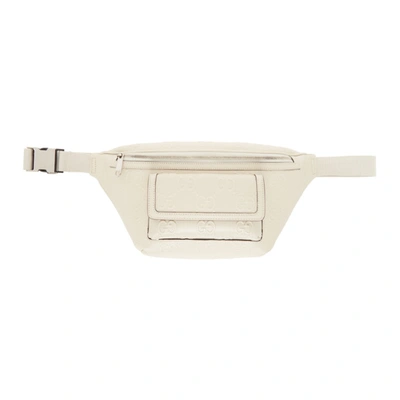 Gucci Off-white ' Signature' Tennis Belt Bag In 9022 M.whit