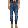 AMIRI BLUE SLASH JEANS