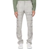 GIVENCHY GREY MULTIPOCKET CARGO PANTS