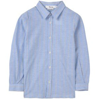 Bonpoint Kids'  Blue Stripe Shirt