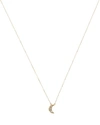ADINA REYTER BAGUETTE MOON CHAIN NECKLACE,060085204106