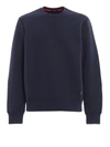 FAY TECH COTTON SWEATSHIRT IN BLUE