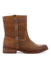 PINKO PINKO OXALIS 1 SUEDE ANKLE BOOTS IN BROWN