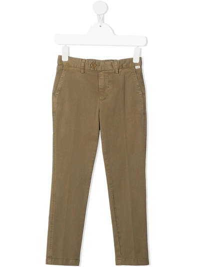 Il Gufo Kids' Straight-leg Chino Trousers In Neutrals