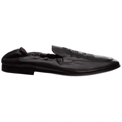 Dolce & Gabbana Albion Moccasins In Nero