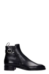 CHRISTIAN LOUBOUTIN VALIDO ANKLE BOOTS IN BLACK LEATHER,1210446BK01