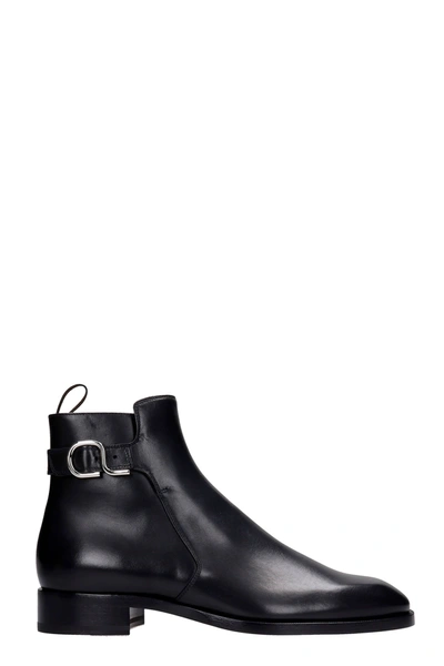 Christian Louboutin Valido Ankle Boots In Black Leather