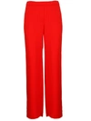 P.a.r.o.s.h High-waisted Wide Leg Trousers In Red