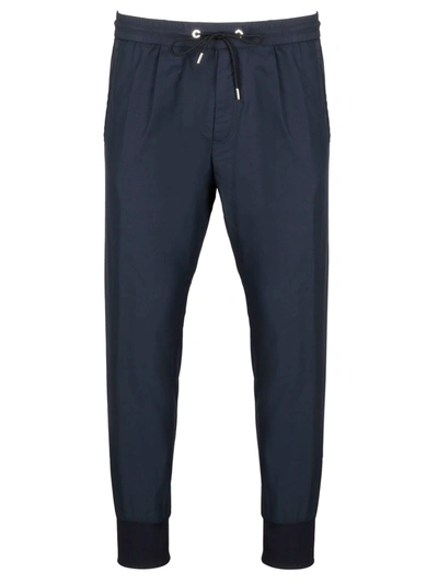 Moncler Logo Track Pants In Blue