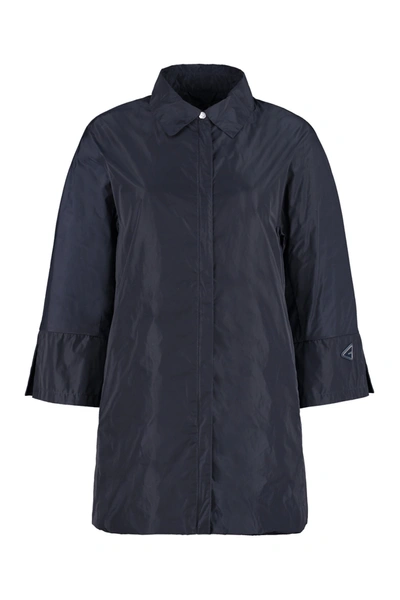 Add Ped Techno Taffeta Raincoat In Blue