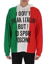 MOSCHINO MOSCHINO ITALIAN PRINTED HOODIE