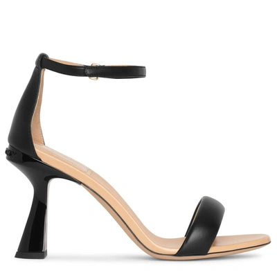 Givenchy 95mm Carene Napa Ankle-strap Sandals In Nero