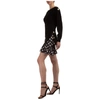 BOUTIQUE MOSCHINO WOMEN'S SHORT MINI DRESS LONG SLEEVE,211R A048411005555 44